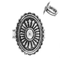 WESTERN OVAL CONCHO RING